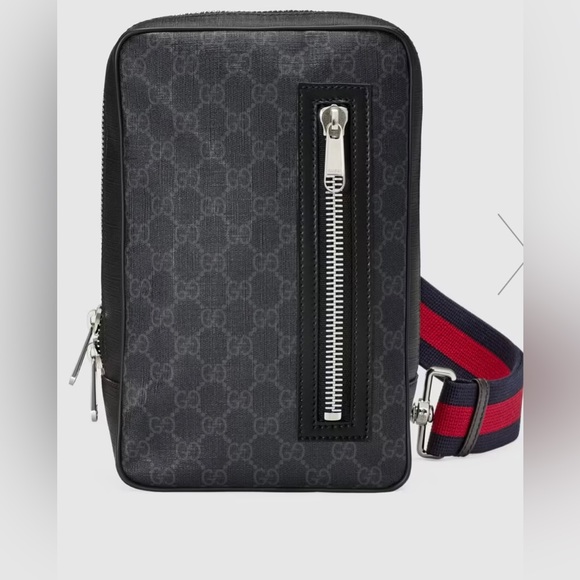 Gucci Other - GG Black sling backpack
